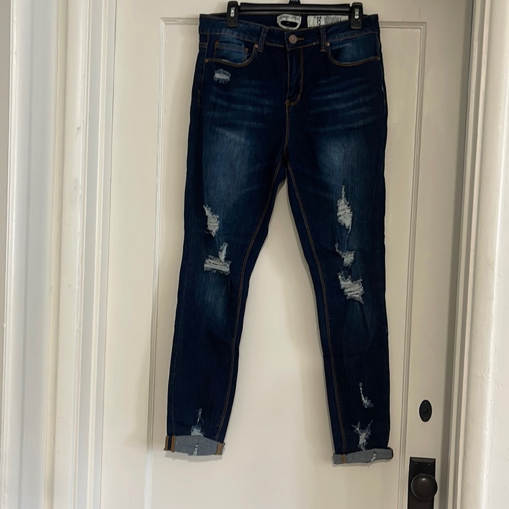 Blue jeans Indigo Rein size 13 ankle